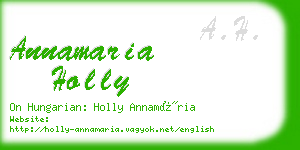 annamaria holly business card